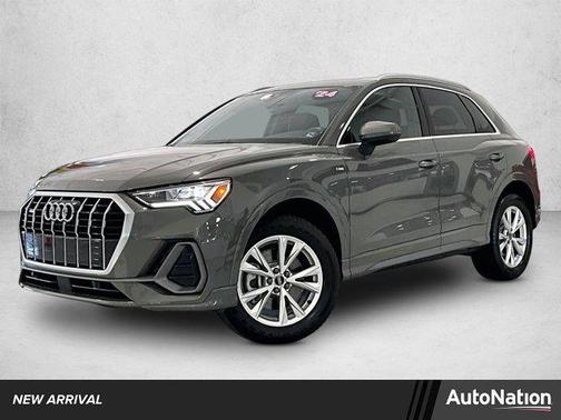 Silver/Gray 2024 Audi Q3 Premium 45 TFSI S line quattro Tiptronic