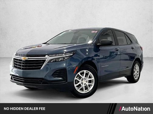 Lakeshore Blue Metallic 2024 Chevrolet Equinox LS