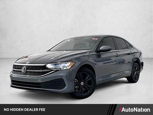 Platinum Gray Metallic 2024 Volkswagen Jetta 1.5T SE
