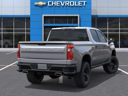 Sterling Gray Metallic 2026 Chevrolet Silverado 1500 Custom Trail Boss