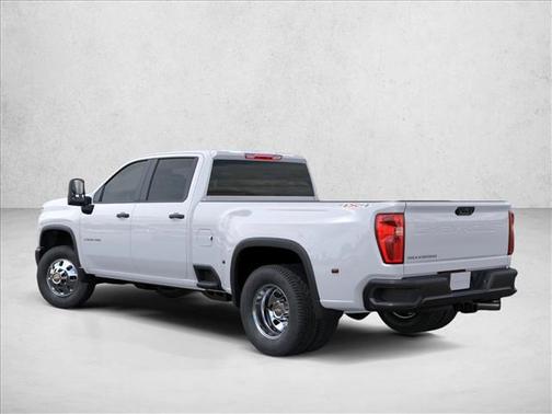 Summit White 2026 Chevrolet Silverado 3500 Crew Cab, Long Bed, WT Dual Rear Wheel, RWD