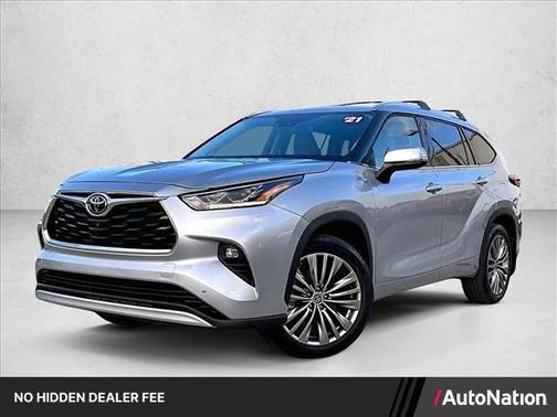 Celestial Silver Metallic 2021 Toyota Highlander Platinum