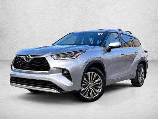 Celestial Silver Metallic 2021 Toyota Highlander Platinum