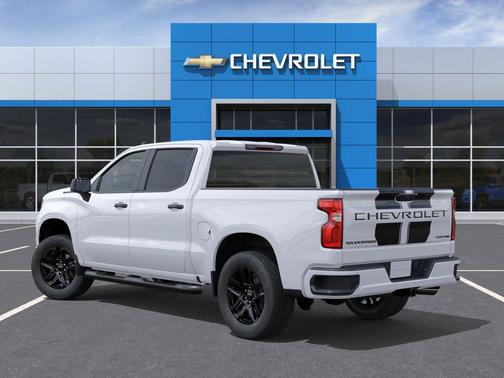 Summit White 2026 Chevrolet Silverado 1500 Custom