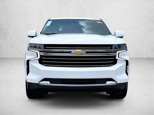 Summit White 2021 Chevrolet Suburban LT