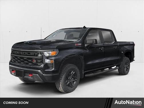Black 2026 Chevrolet Silverado 1500 Custom Trail Boss