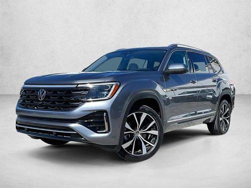 Platinum Gray Metallic 2024 Volkswagen Atlas 2.0T SEL Premium R-Line 4MOTION