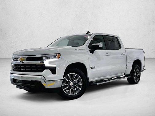 Summit White 2023 Chevrolet Silverado 1500 LT