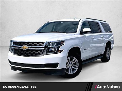 Summit White 2018 Chevrolet Suburban LT