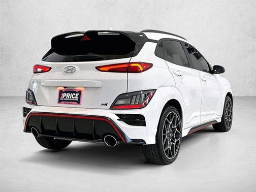 Lunar White 2023 Hyundai Kona N FWD