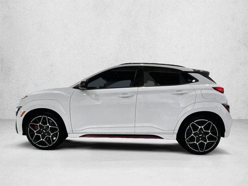 Lunar White 2023 Hyundai Kona N FWD