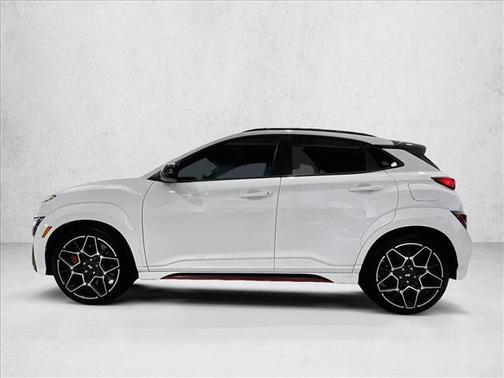 Lunar White 2023 Hyundai Kona N FWD