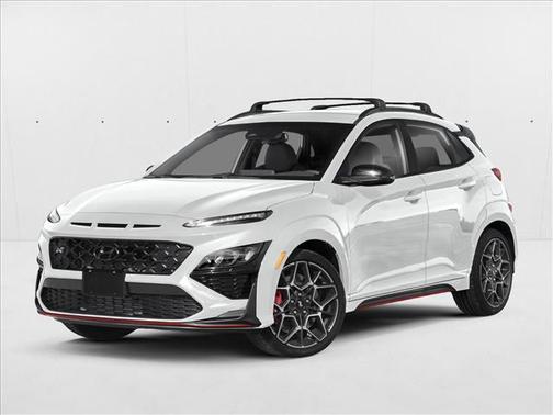 Lunar White 2023 Hyundai Kona N FWD