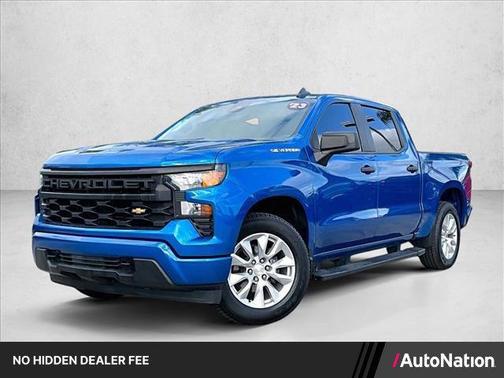 Glacier Blue Metallic 2023 Chevrolet Silverado 1500 Custom