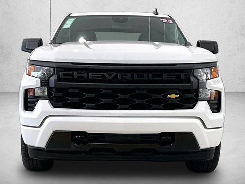 Summit White 2023 Chevrolet Silverado 1500 Custom