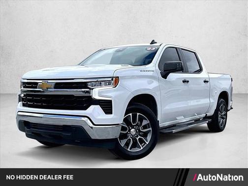 Summit White 2023 Chevrolet Silverado 1500 LT