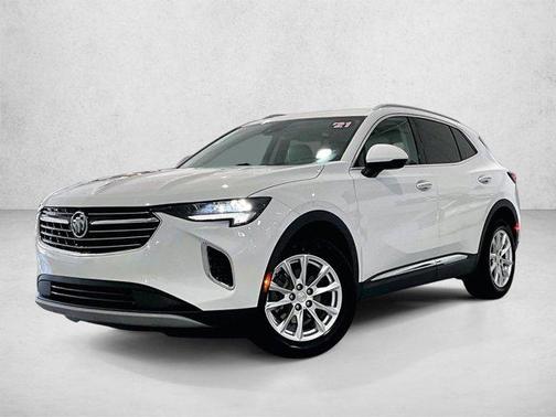 Summit White 2021 Buick Envision FWD Preferred