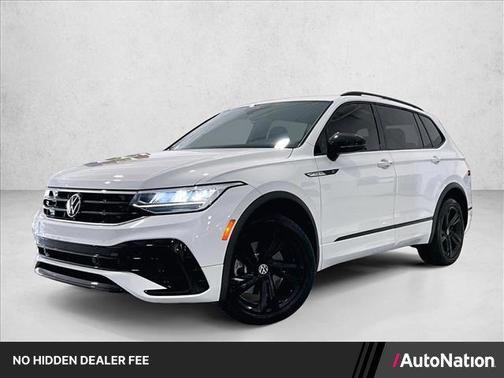 White 2024 Volkswagen Tiguan 2.0T SE R-Line Black