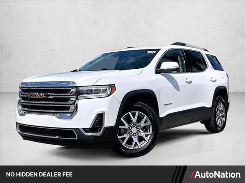 White Frost Tricoat 2020 GMC Acadia FWD SLT