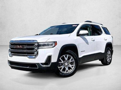 White Frost Tricoat 2020 GMC Acadia FWD SLT