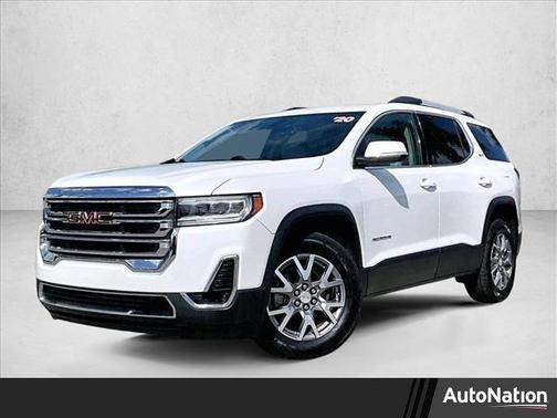 White Frost Tricoat 2020 GMC Acadia FWD SLT