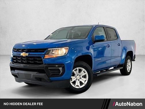 Bright Blue Metallic 2022 Chevrolet Colorado LT