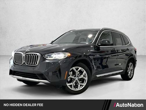 Dark Graphite Metallic 2022 BMW X3 sDrive30i
