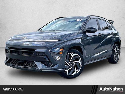 Ecotronic Gray Pearl w/Black Roof 2024 Hyundai KONA N Line