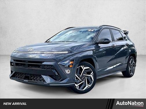 Ecotronic Gray Pearl w/Black Roof 2024 Hyundai KONA N Line