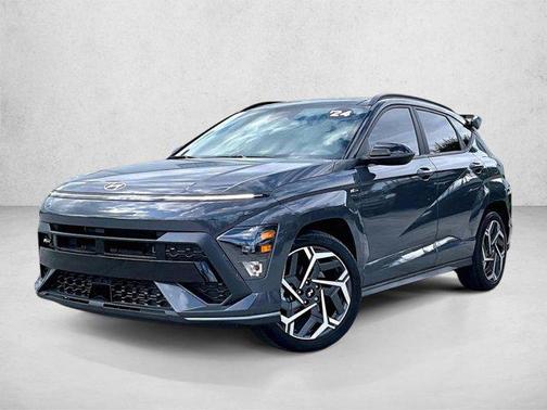 Ecotronic Gray Pearl w/Black Roof 2024 Hyundai KONA N Line