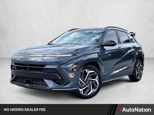 Ecotronic Gray Pearl w/Black Roof 2024 Hyundai KONA N Line