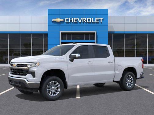 Summit White 2026 Chevrolet Silverado 1500 LT