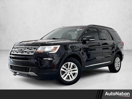 AGATE BLACK METALLIC 2019 Ford Explorer XLT