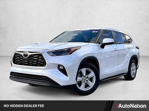 Wind Chill Pearl 2024 Toyota Highlander LE