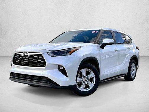 Wind Chill Pearl 2024 Toyota Highlander LE