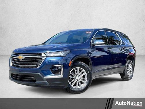 Northsky Blue Metallic 2023 Chevrolet Traverse LT Cloth