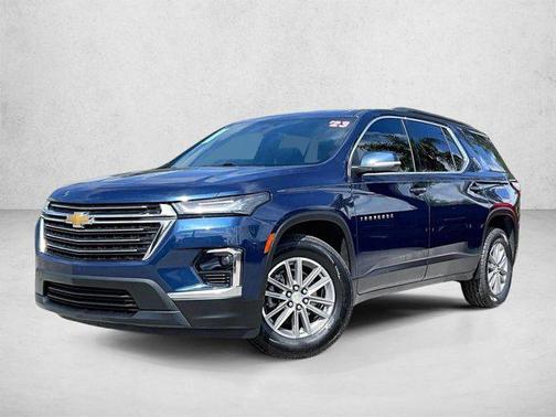 Northsky Blue Metallic 2023 Chevrolet Traverse LT Cloth