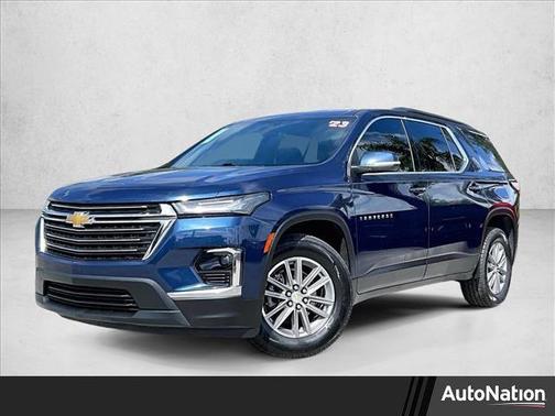 Northsky Blue Metallic 2023 Chevrolet Traverse LT Cloth