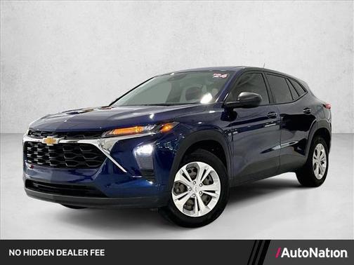 Blue Glow Metallic 2024 Chevrolet Trax LS