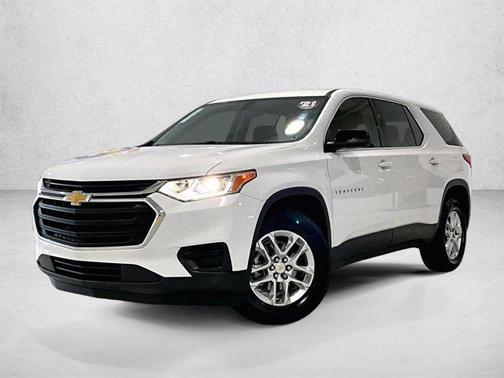 Summit White 2021 Chevrolet Traverse LS