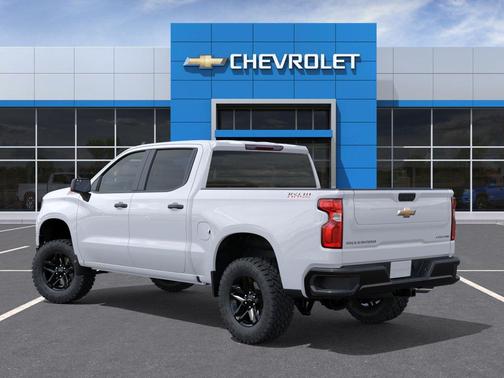Summit White 2026 Chevrolet Silverado 1500 Custom Trail Boss