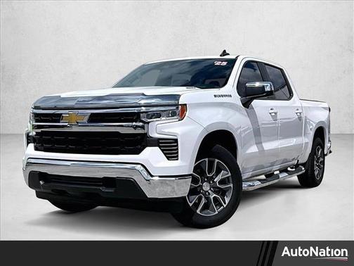 Summit White 2025 Chevrolet Silverado 1500 LT