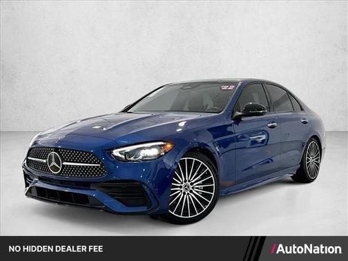 Starling Blue Metallic 2022 Mercedes-Benz C-Class Sedan