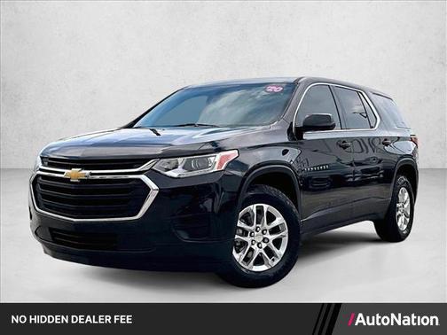 Mosaic Black Metallic 2020 Chevrolet Traverse LS