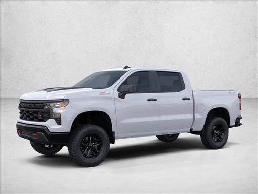 Summit White 2026 Chevrolet Silverado 1500 Custom Trail Boss
