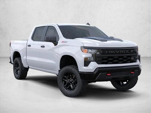 Summit White 2026 Chevrolet Silverado 1500 Custom Trail Boss