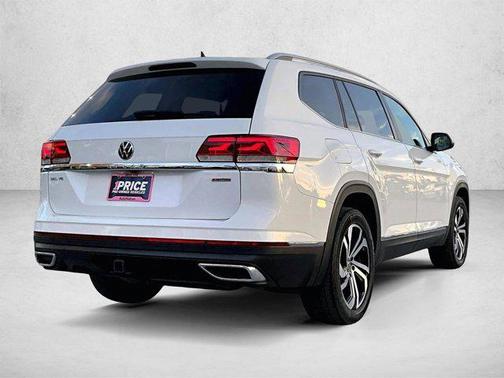 White 2022 Volkswagen Atlas 3.6L SEL