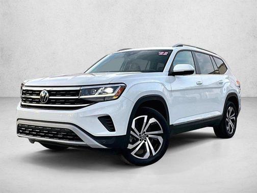 White 2022 Volkswagen Atlas 3.6L SEL