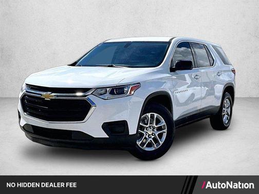 Summit White 2021 Chevrolet Traverse LS