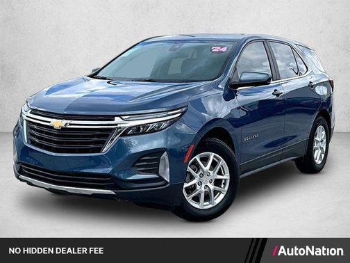 Lakeshore Blue Metallic 2024 Chevrolet Equinox 1LT